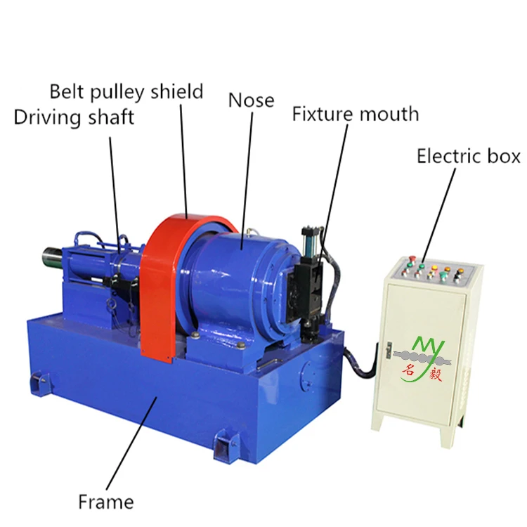 MINGYI New Metal Rotary Forging Equipment Tube Embossing Machine