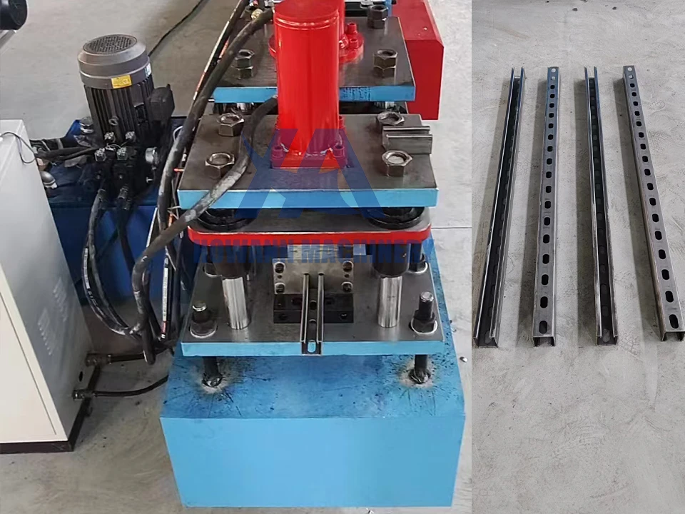 High Precision Unistrut Solar Strut Channel Solar Panel Making Machine Solar Strut Roll Forming Machine Steel Framing Machine