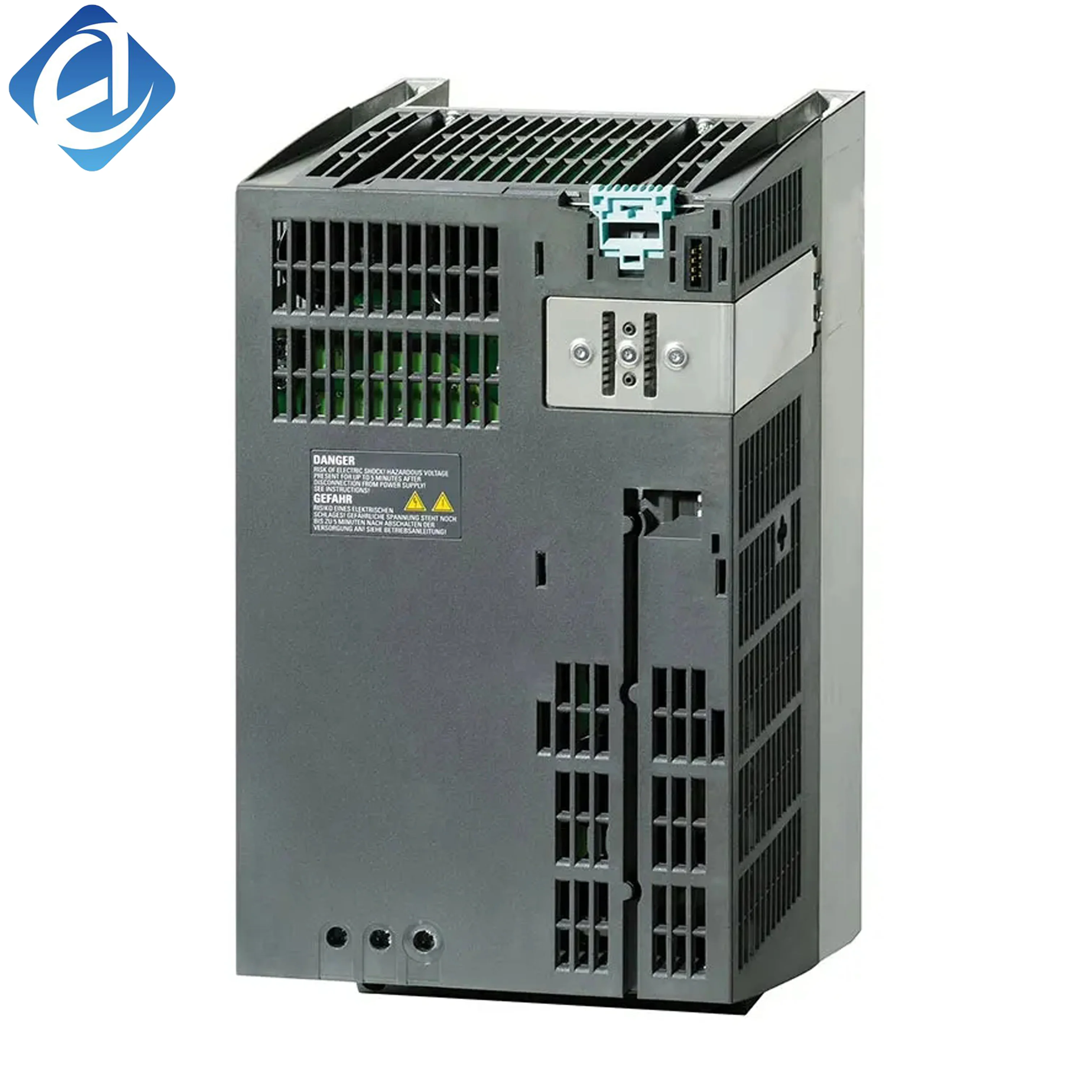 New Original 6SL3224-0BE31-1AA0 power module for Siemens SINAMICS G120 series inverters. Rated 11kW, 380–480V three-phase input, integrated braking chopper, high efficiency, overload protection.