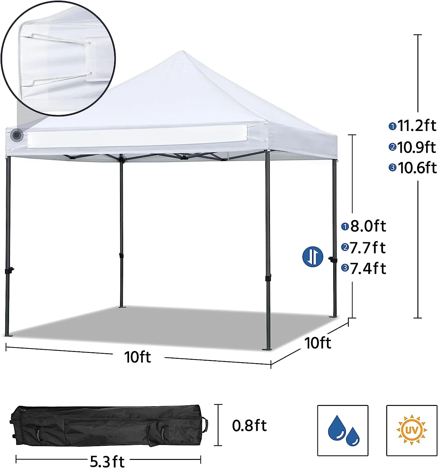 High Quality Easy Set Up Pop Up Canopy Tent 10x10 10x20 Size Outdoor ...