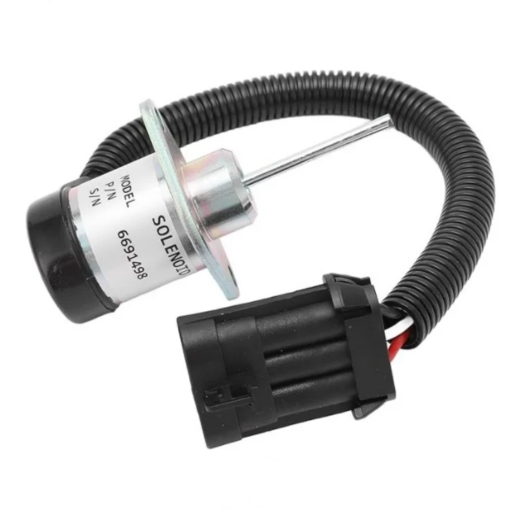 High Quality New Stop Solenoid Valve 6691498 for S130 S150 5266 5267 5268 5269 Engine