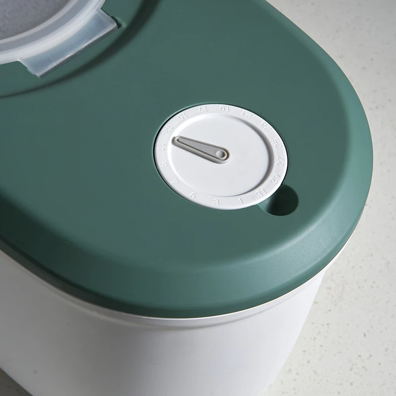 Ricer Box Container Large Capacity  Rice Dispenser Rotatable Sealed Grain Food Storage Box