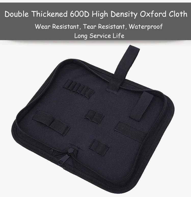 Fast Delivery Practical Heavy Duty 600D Oxford Watch Repair Tool Kit with Zipper
