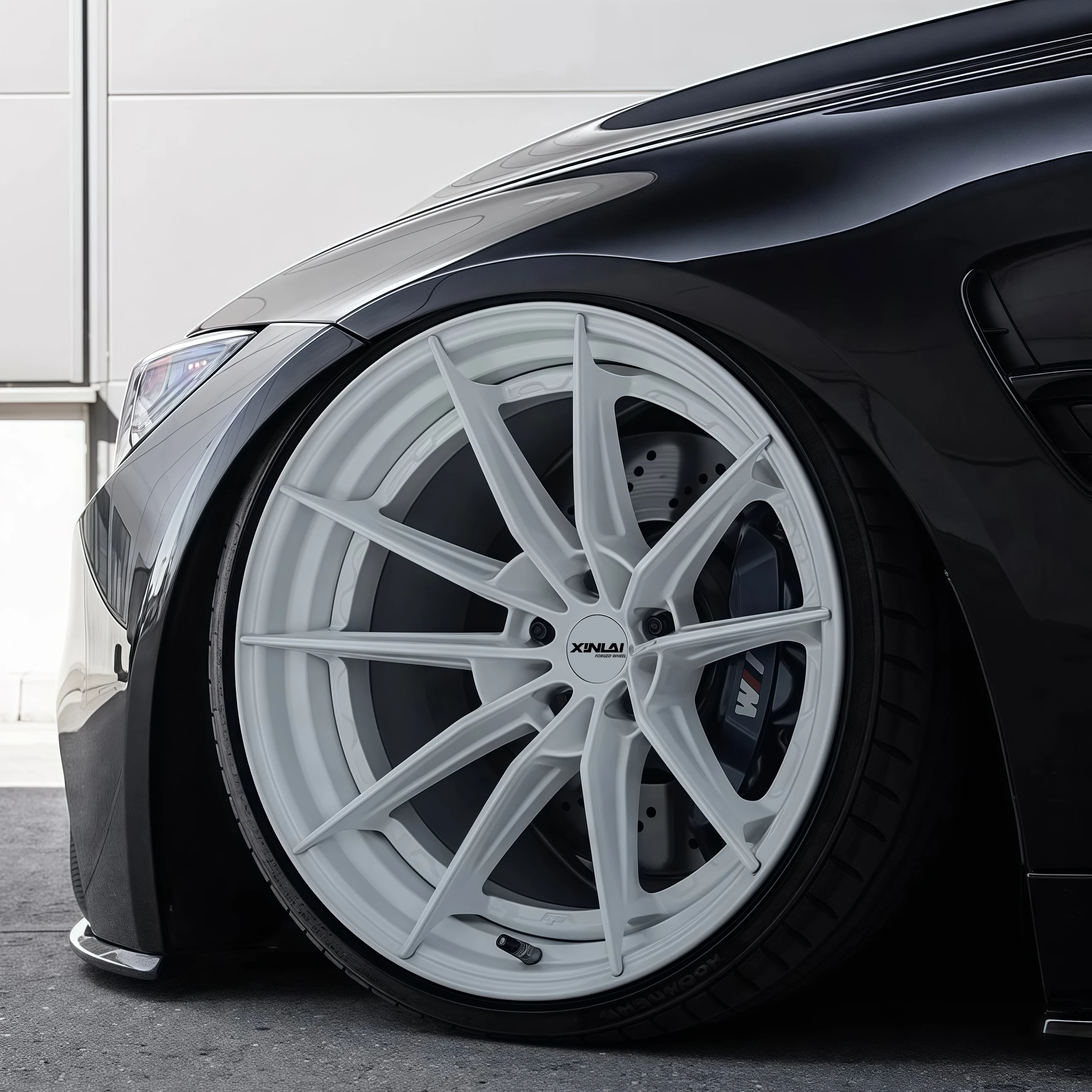 XINLAI Deep Dish 5x114.3 5x120 18 19 20 Inch Deep Concave Rims Custom Forged 2-Piece Wheels for BMW G20 Q50 Mercedes-Benz - Image 3