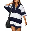 Navy Blue White