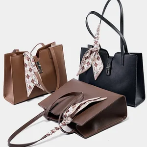 Women's Large Capacity Genuine Leather Shoulder Tote Bag Zipper Closure Waterproof Handbag for Daily Travel Commuting Shopping