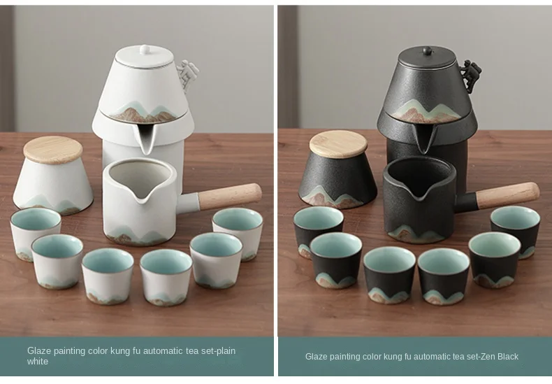 Yuanshan Automatic Tea Set Japanese Lazy Tea Maker Household Semior Fullautomatic Kung Fu Tea