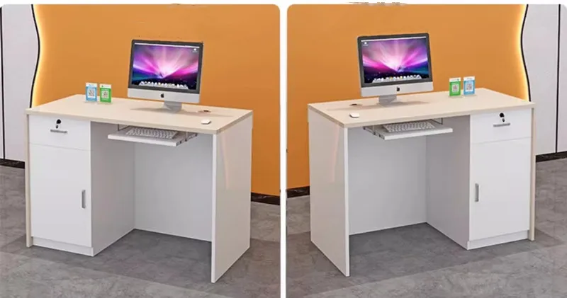 Front Dest Table Standard Size Office Front Reception Desk Table Modern Reception Desk ...