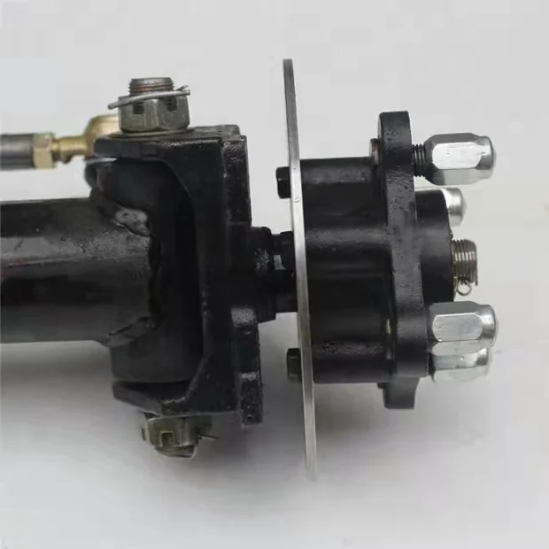 PCD 4x100 4x114 Steel Front Small Wheel Steer Axles for Electric Trucks Golf Carts Buggies