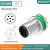 M12-A-6P macho M12*1.0