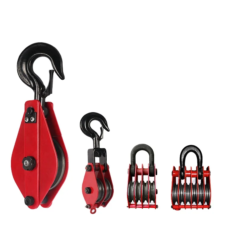 20 Ton Snatch Blocks Triple Sheave Twoing Equipment Pulley