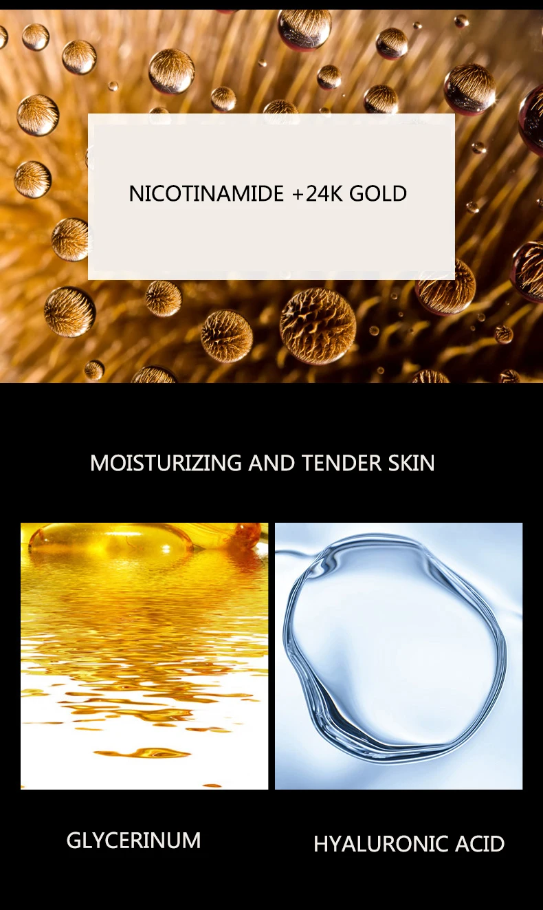 OEM ODM Private Label IMAGES 24k Gold Skin Whitening Anti-aging Skin Care Set