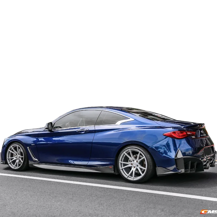 High Quality CMST Style Body Kit for Infiniti Q60 Front Bumper Rear Bumper Side Skirts Trunk Spoiler for Infiniti Q60 Facelift