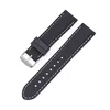 Black band white thread