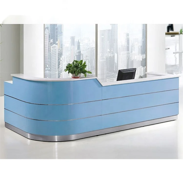 Sinonis New Design Wood School Reception Desk with Wheels Popular Directly From China