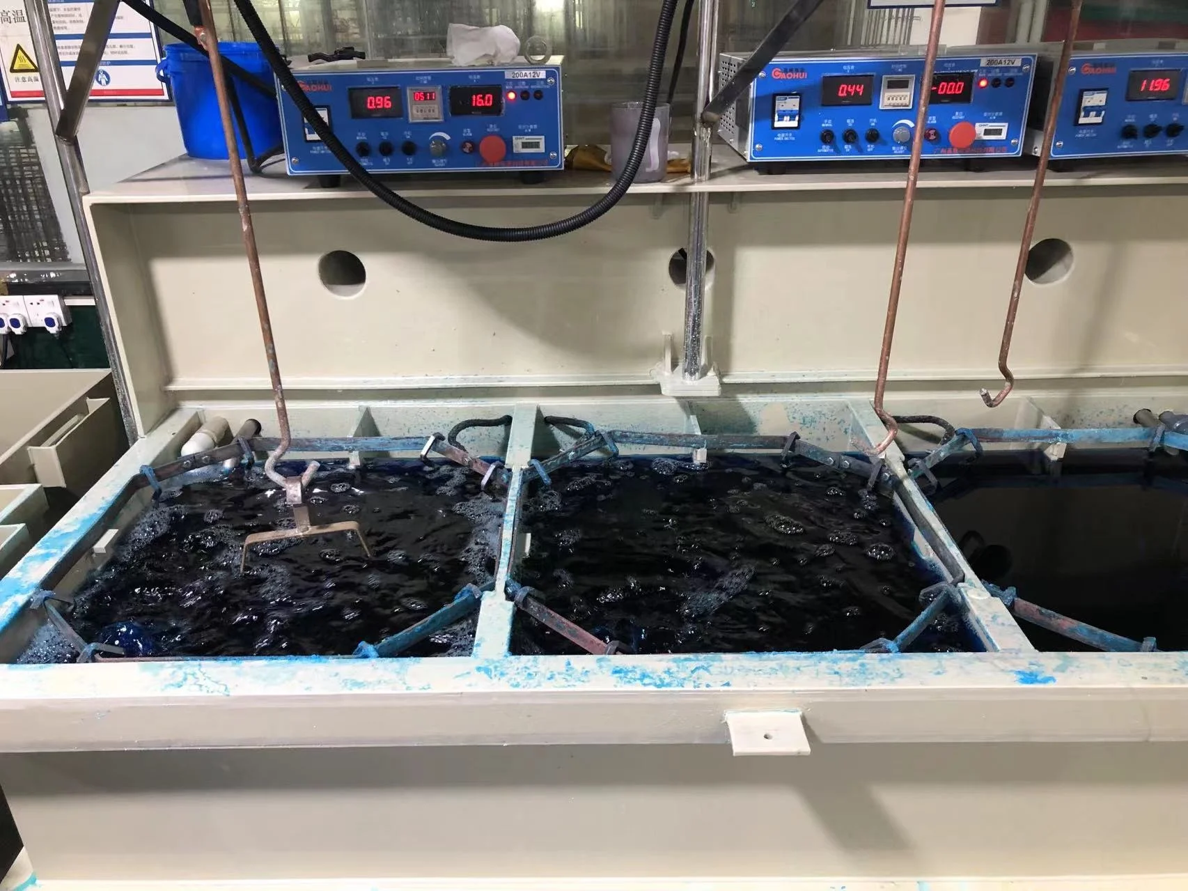 Zinc Plating Tank Electroplating  Copper Plating Polypropylene Aluminum Anodizing Electroplating Machine PP Water Tank