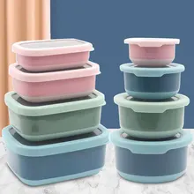 24 Pack Set Airtight Kitchen Organizers Dry Food Plastic Storage Container Sets for Home Organizer