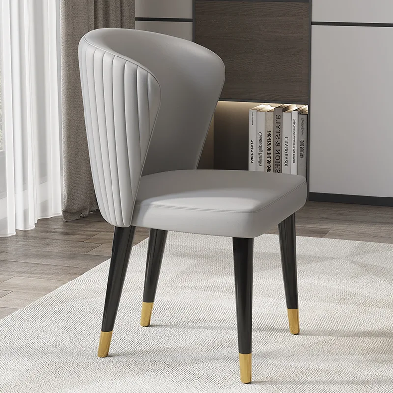 Minimalist Velvet Dining Armchair Metal Chair Customizable OEM