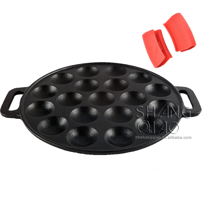 Poffertjes pan cast iron