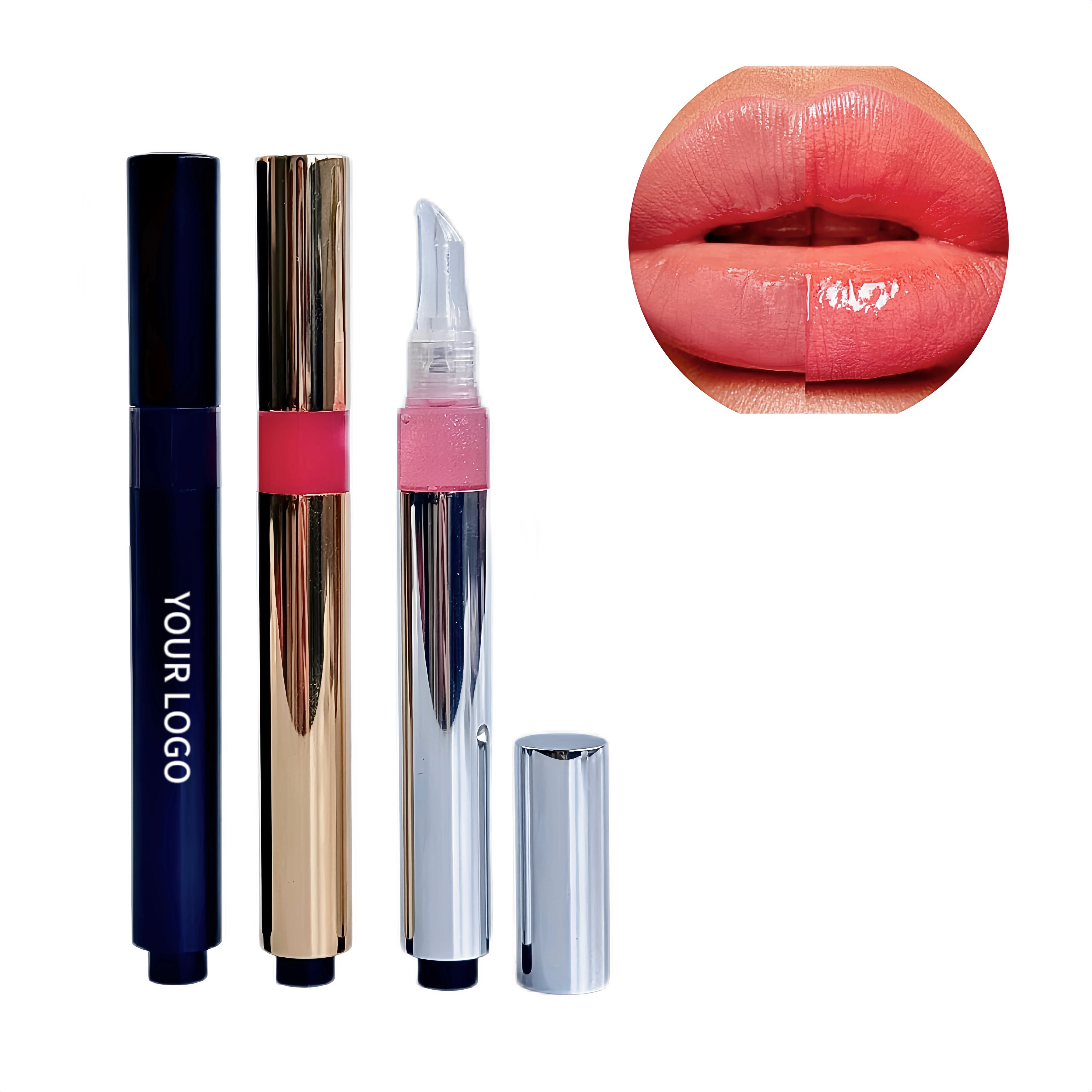 Lip Plumper Oil Serum Private Label Hyaluronic extreme Lip Plumping Lipgloss Volumizer Plump Spf Instant Lip Plumper Gloss