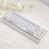 คีย์บอร์ด White-M68 + คีย์แคป M-OA Baituantuan