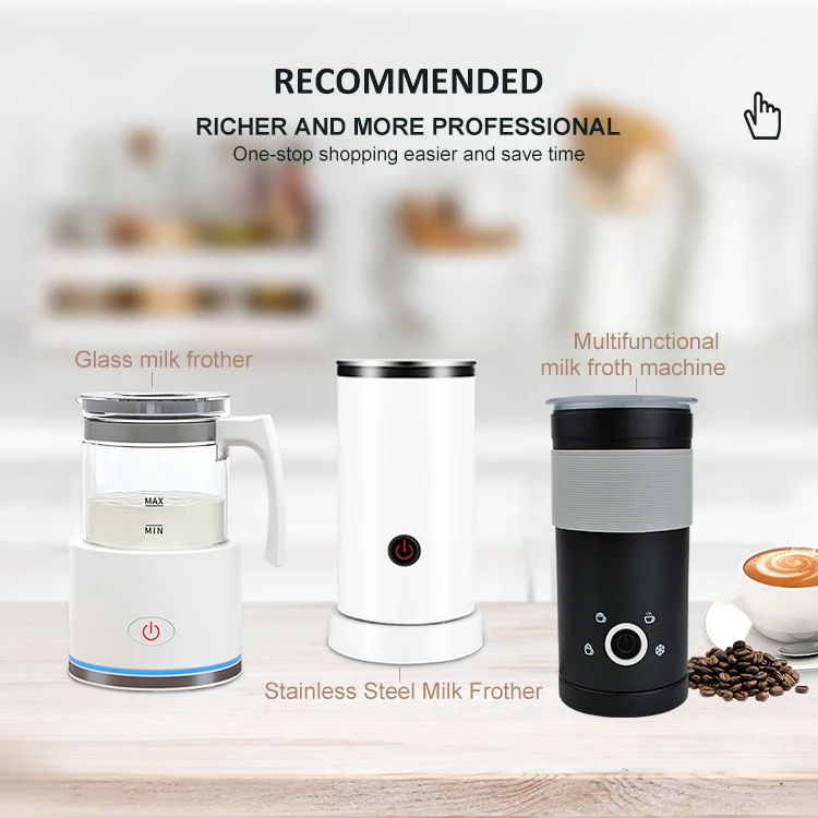 Автоматический вспениватель молока из нержавеющей стали двойной взбиватель капучино автоматический