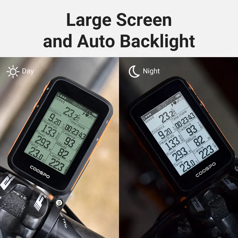 CooSpo Rider BC200 Cycling Bike Speedometer Wireless GPS Bicycle Computer for Cycling