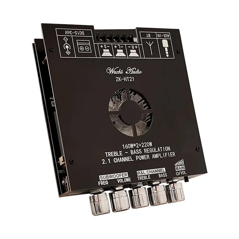 WUZHI AUDIO HT21-3G 2.1 Channel TDA7498E BT Amplifier Module