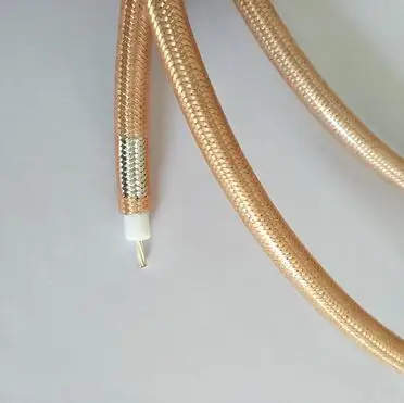 RG141 RF Coaxial Cable with FEP Jacket MILC17 Standard for High Temperature Telecommunication