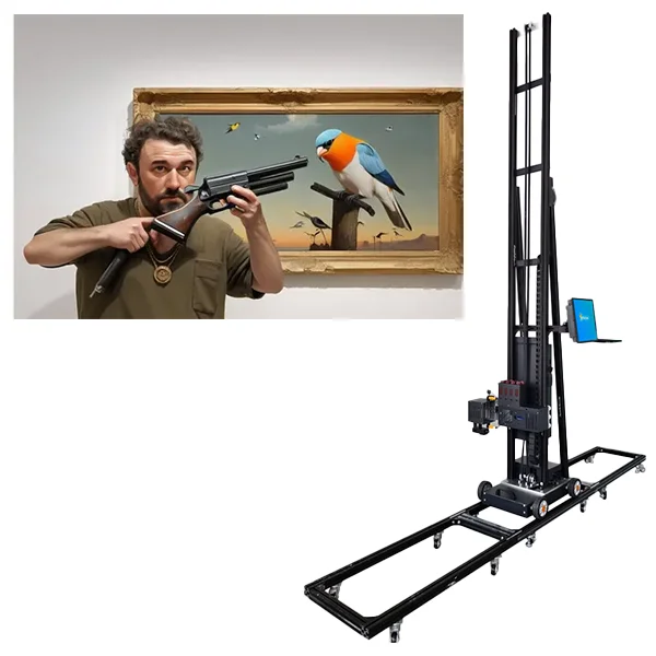 HJ Quick Installation Wall Mounted Printer Portable for Home Use Wall Printer Uv