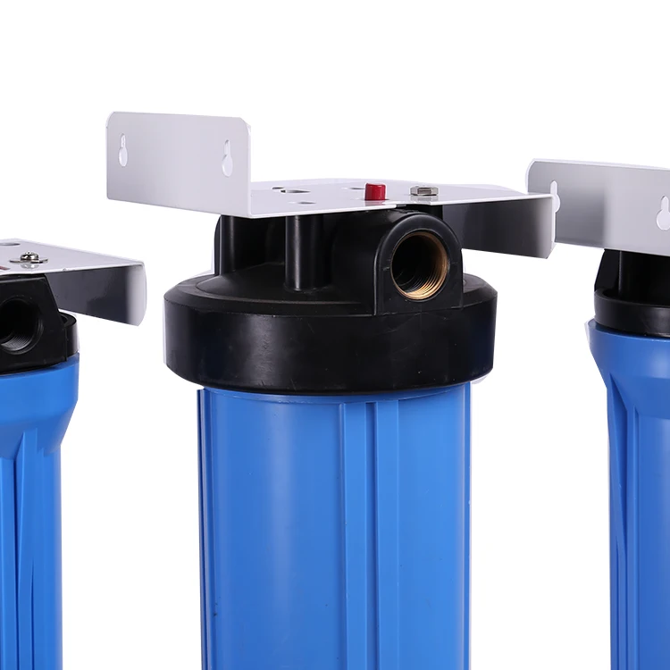 10/20 дюймовый тонкий большой синий пластиковый прозрачный фильтр Корпус питьевой воды латунный