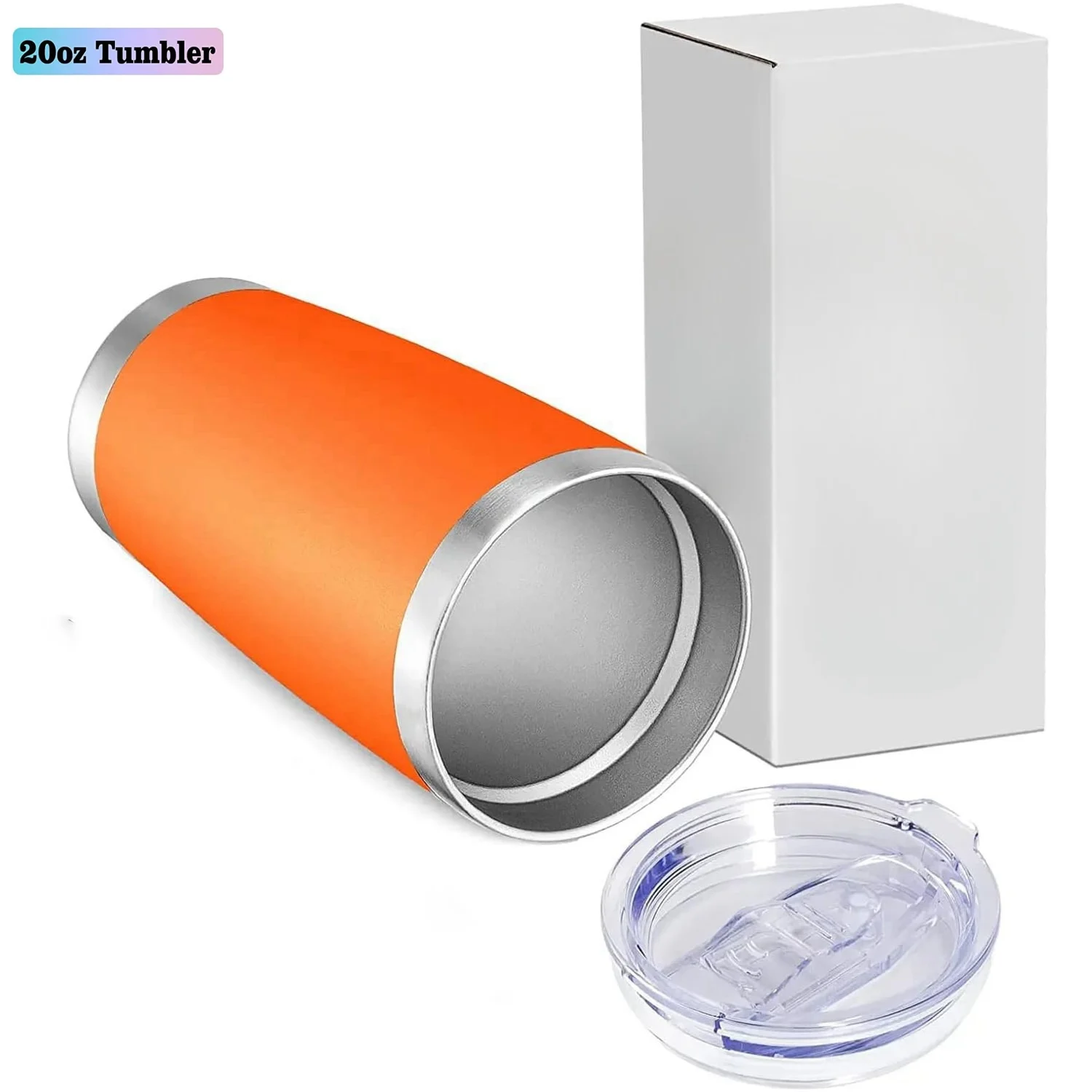 Custom 20oz Stainless Steel Double Wall Vacuum Insulated Travel Tumbler Coffee Mug BPA Free 6-12 Hours Thermal Insulation Party