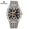 8 Clear Case Black Dial