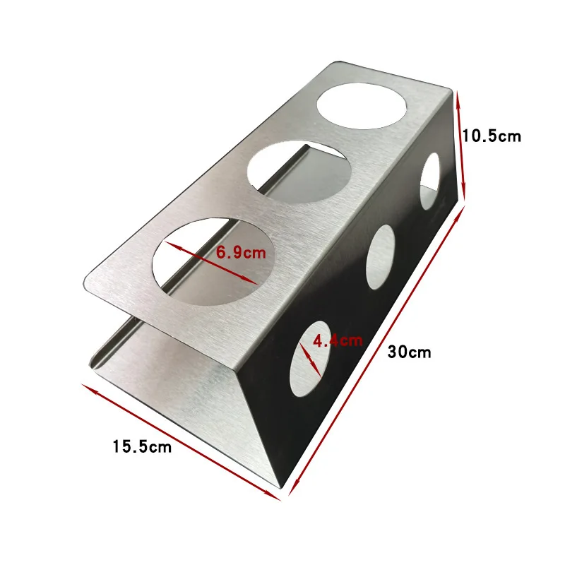 Stainless Steel Soda Water Bottle Drain Rack Water Bottle Drying Glass Cup Holder Drain Rack