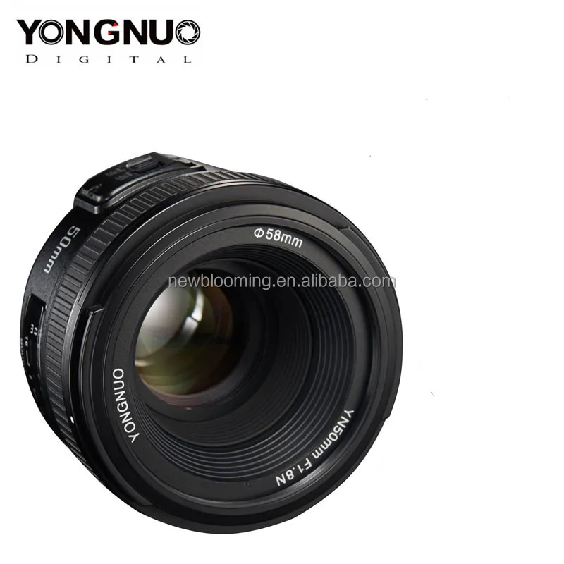 YONGNUO YN50MM F1.8N Large Aperture AF MF Camera Lens for Nikon D800 D300 D700 D3200 D3300 D5100 D5200 D5300 DSLR Camera