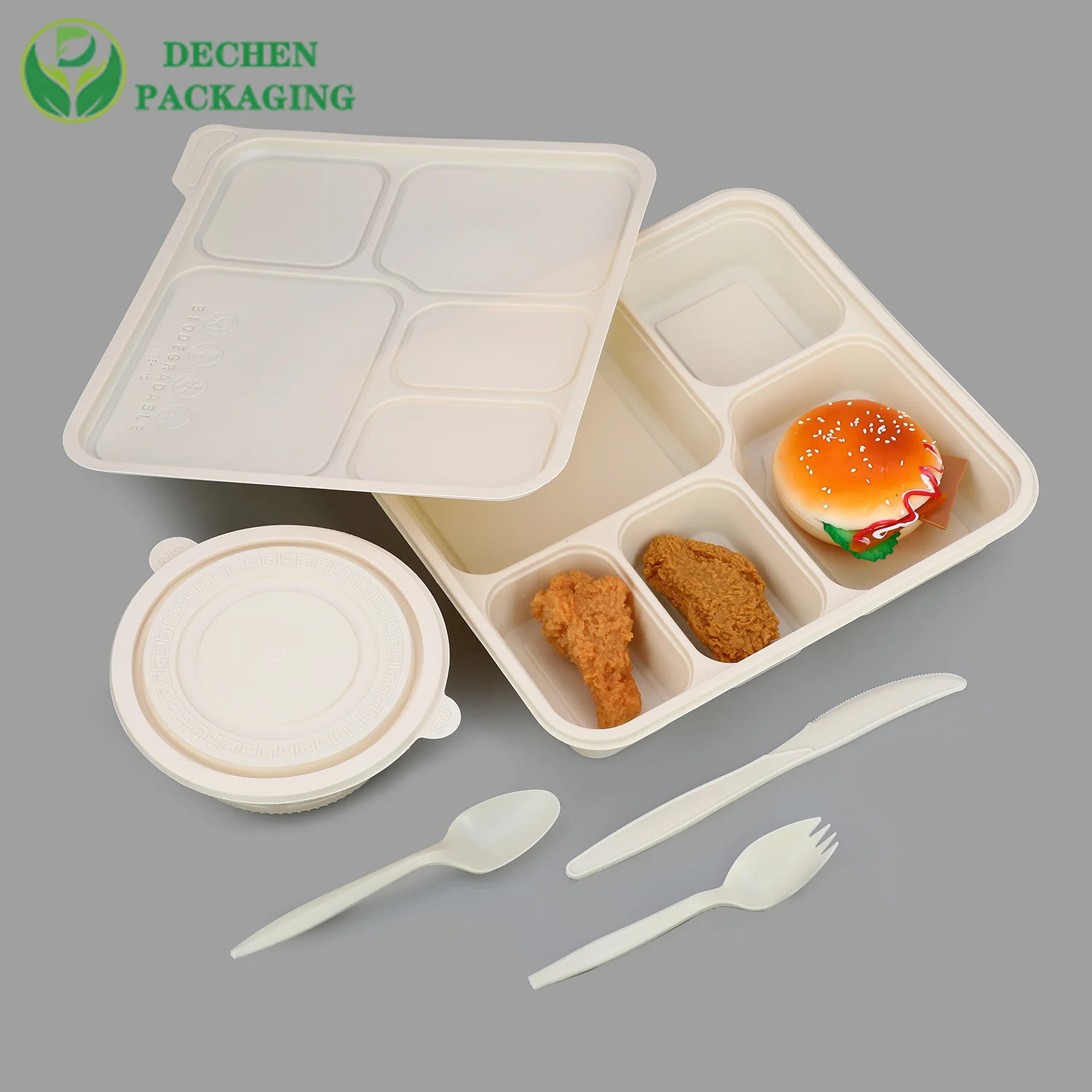 takeaway degradable lunch box biodegradable cornstarch