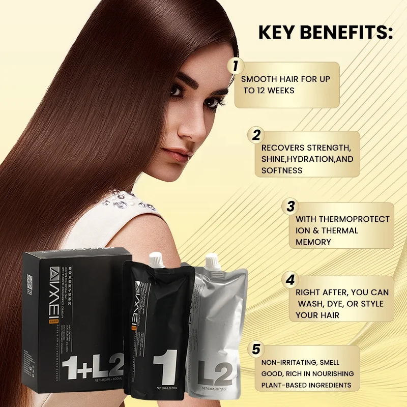 Крем для выпрямления волос