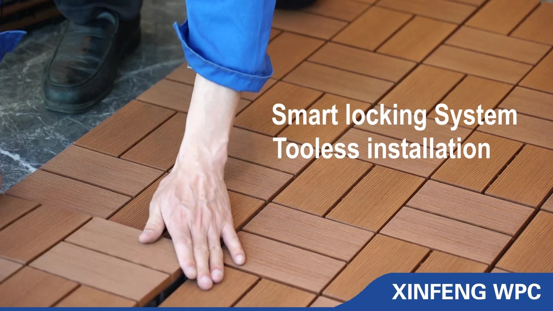 Decking Tiles Diy Wpc Interlocking Outdoor Easytoinstall Waterproof