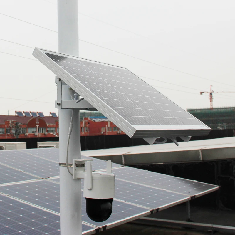 Smart Solar Power Kit for CCTV 60W 80W 100W Solar Panel With Lithium Battery Dc 12v Regulated Output