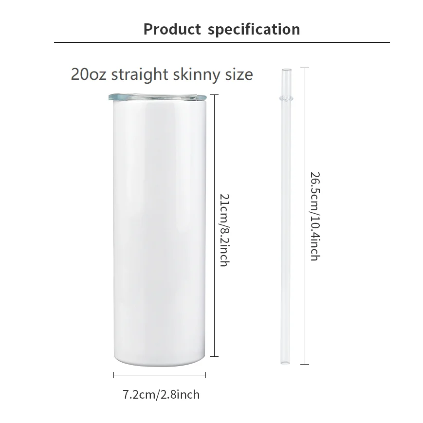 Agh Hot Sale 12oz 15oz 20oz 30oz Stainless Steel Cups White Sublimation ...
