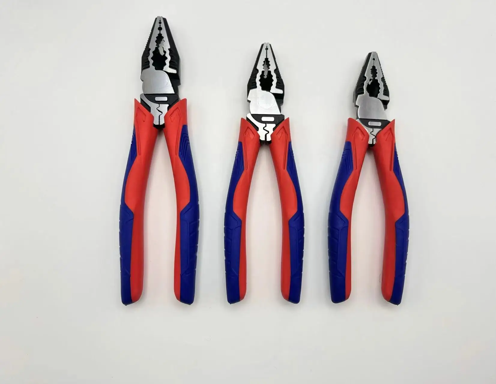 Ergonomic Handle Multifunctional Eccentric Diagonal Cutting Pliers Carbon Steel Serrated Jaw Surface Multi-Purpose Use OEM details