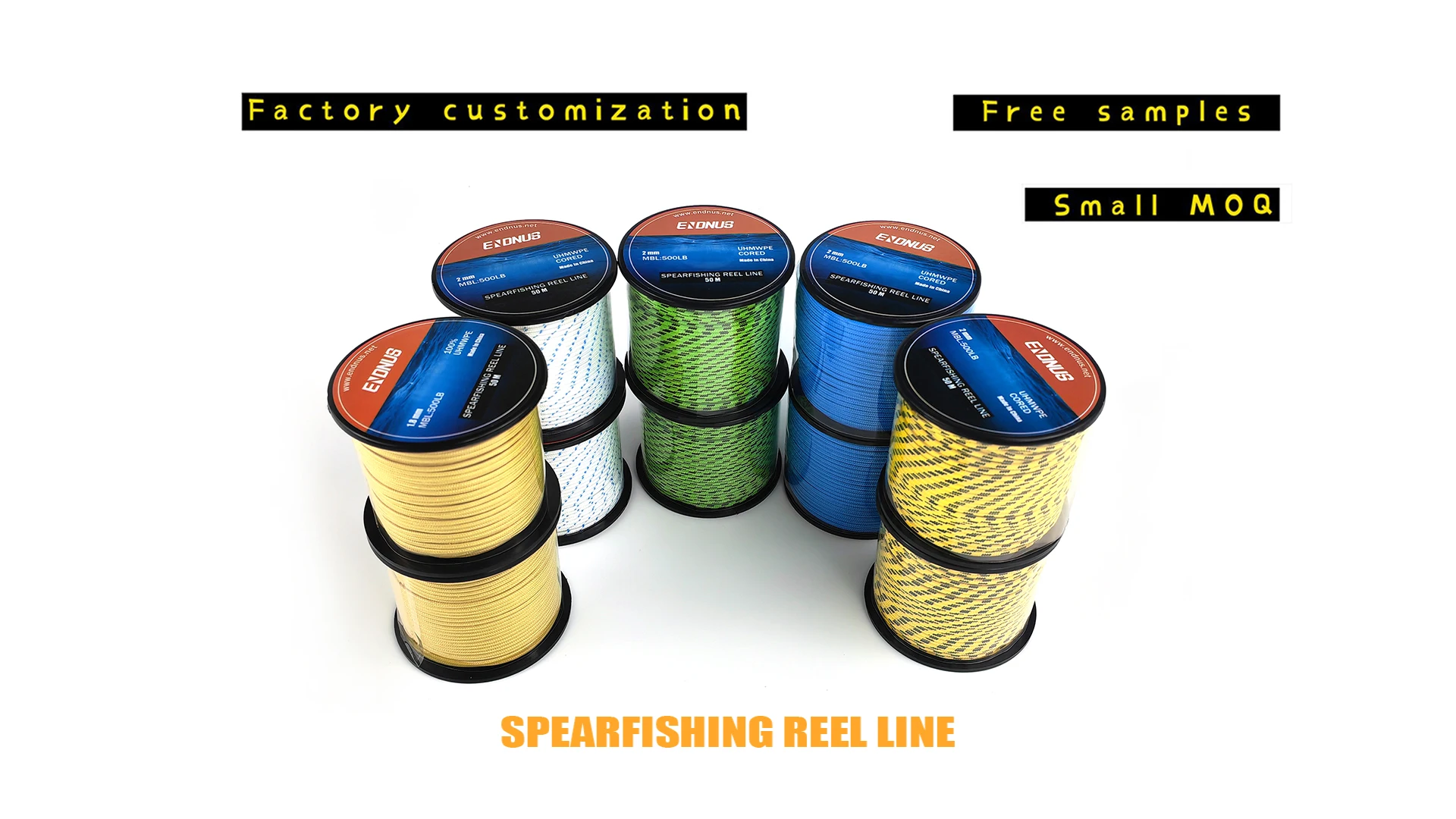 50M Spool 2mm Dia Speargun Reel Line Super Strong Durable Fishing