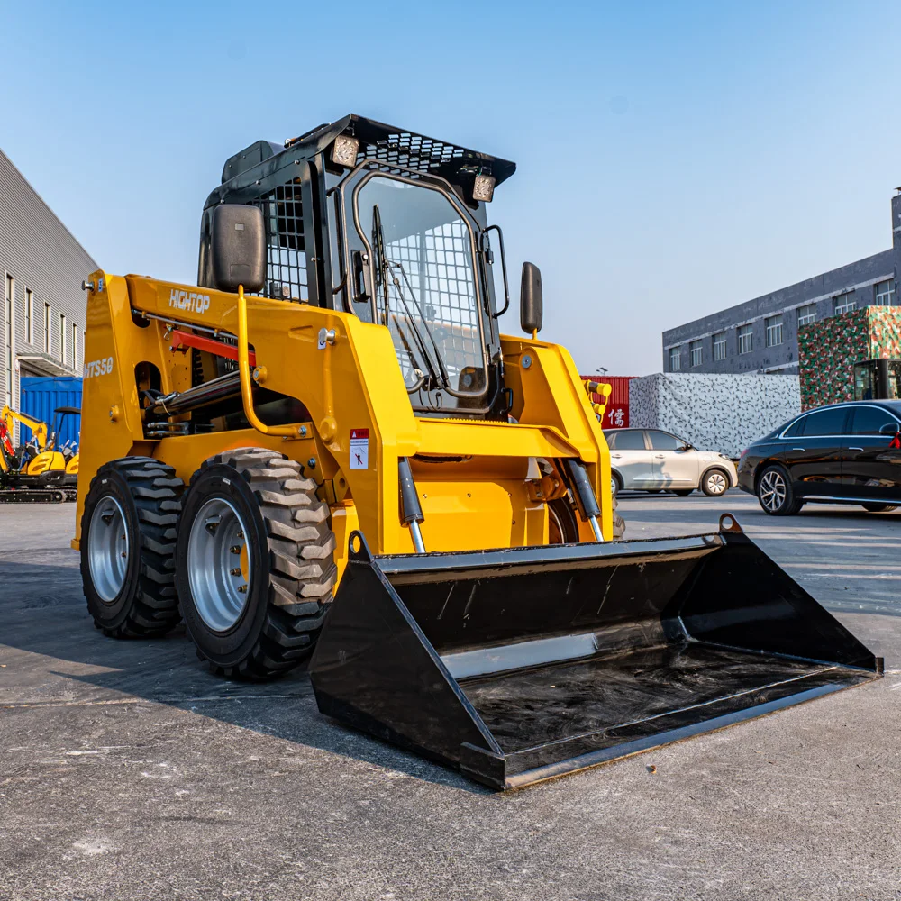 Yer Düzeltme, Yük Taşıma, Kullanım İşleri ve Uzak Arazi Hareketi için Güçlü İnşaat Ekipmanı Skid Steer Yükleyici