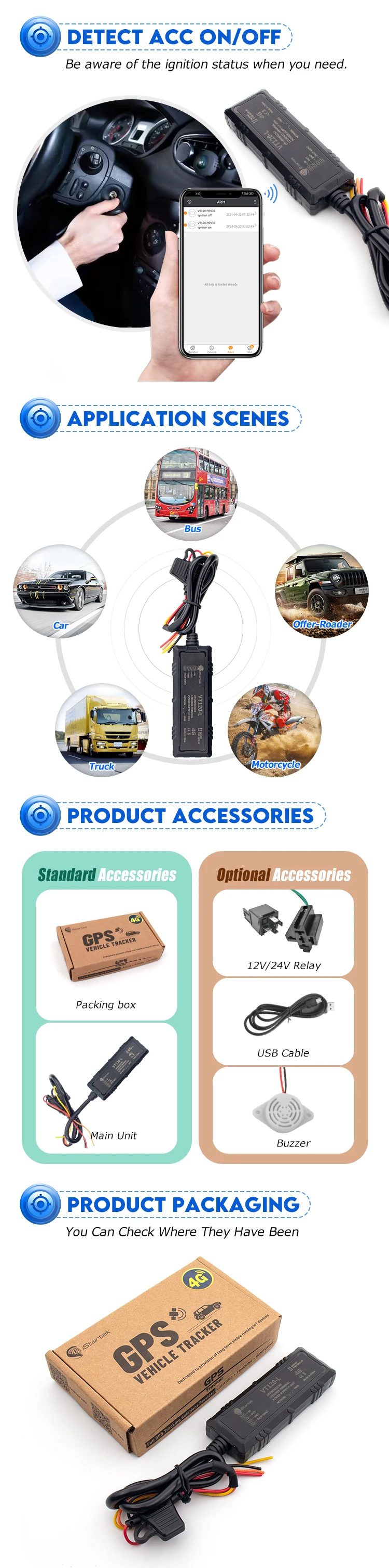 4G Waterproof GEO GOS vehicle Bike Motorbike Tracking Device Locator GPS Tracker for Car Vehicle Motorcycle