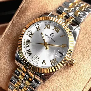 Hot Selling High Quality OEM ODM Women's Watch Stainless Steel Waterproof Calendar Quartz Watch for Women