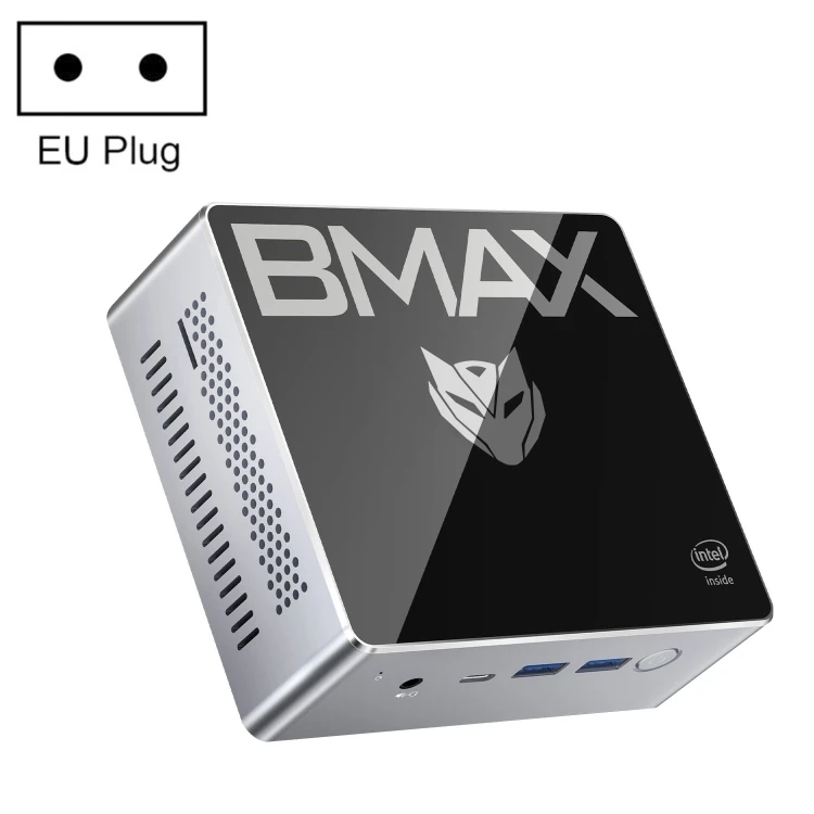 BMAX B2 Plus Mini PC - Intel Celeron J4125, 8GB RAM, 256GB SSD