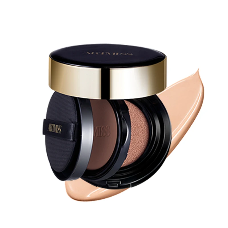 Cushion Compact Natural Waterproof Coverage BB Cream Foundation Private Label Air Cushion Foundation