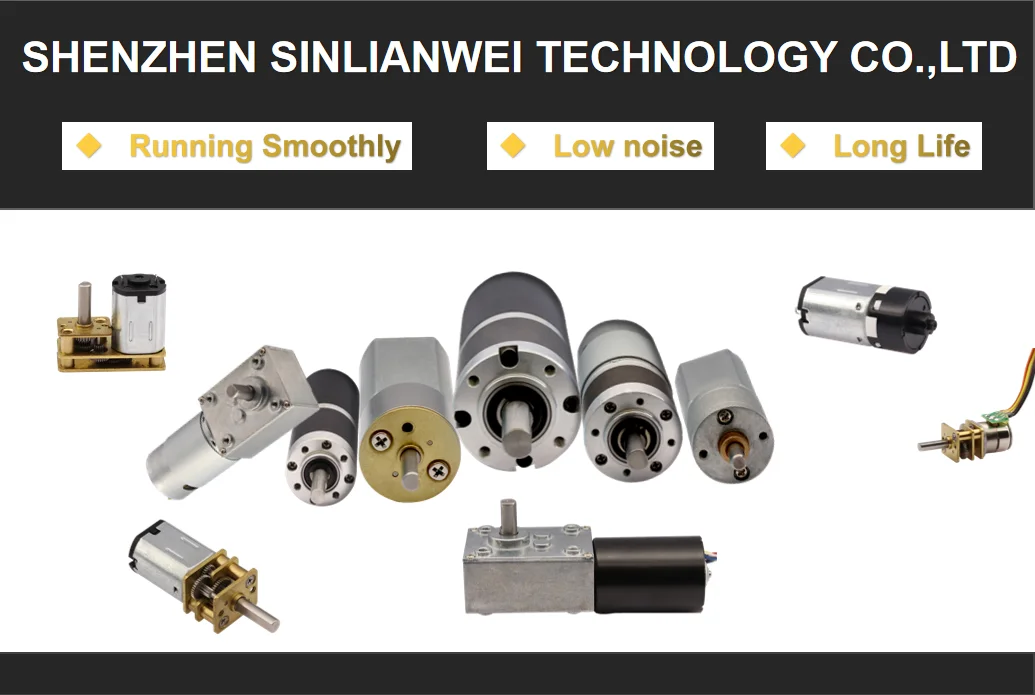 Manufacturing Custom Brushed Dc Motor Gear 1042mm 3v 6v 5v 19v 24v 12v Dc Gear Motor