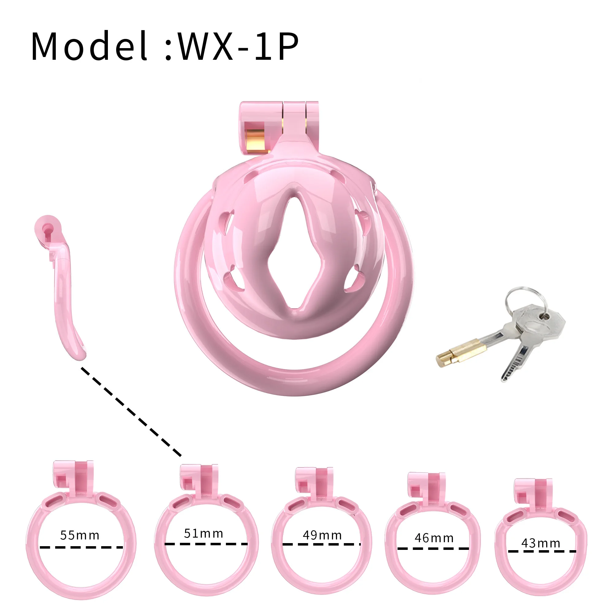 LOVE New Mini Cute Short Silicone Male Chastity Cock Cage
