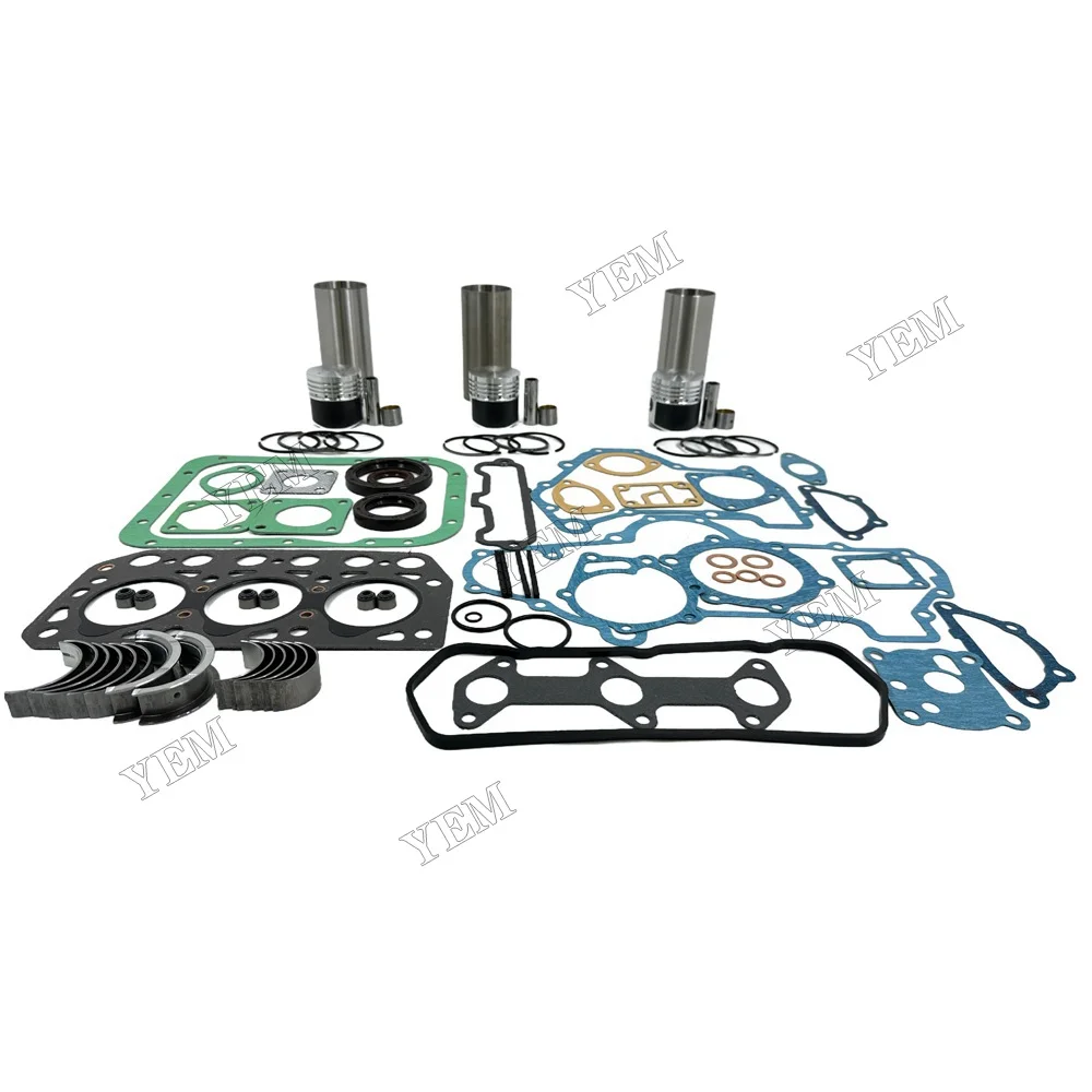 Overhaul Kit With Bearing Set Fit for Mitsubishi K3B Engine 4